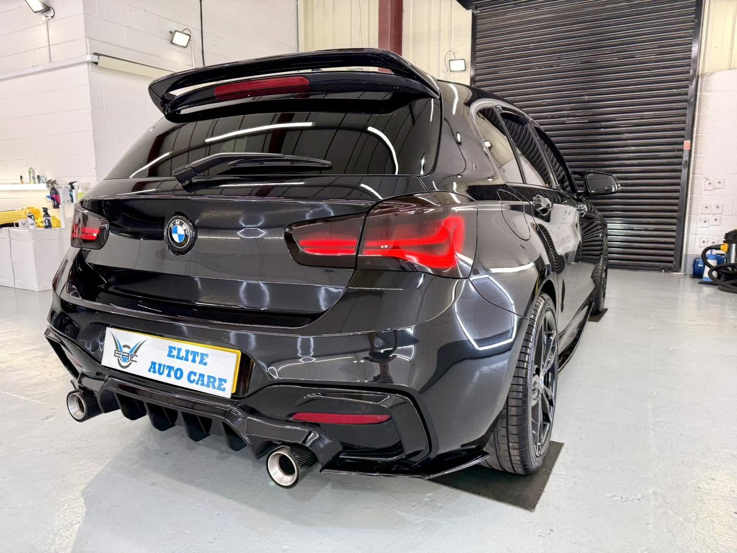 BMW hatchback after a valet